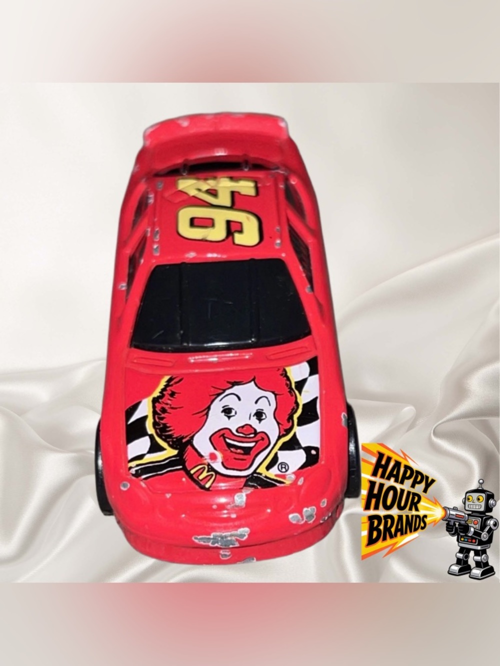Hot Wheels McDonalds 1998 Nascar #5 Ronald Nascar #94 Red